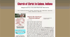 Desktop Screenshot of churchofchristingalena.com